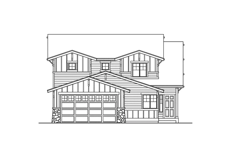 Southern House Plan Front Elevation - Avalon Ridge Craftsman Home 071D-0039 - Search House Plans and More