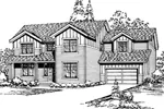 Southern House Plan Front Image of House - Dannecreek Arts And Crafts Home 071D-0041 - Search House Plans and More