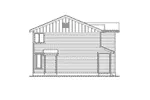 Modern House Plan Left Elevation - Dannecreek Arts And Crafts Home 071D-0041 - Search House Plans and More