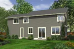 Traditional House Plan Rear Photo 01 - Dannecreek Arts And Crafts Home 071D-0041 - Search House Plans and More