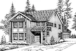 Traditional House Plan Front Image of House - Lagonda Hill Craftsman Home 071D-0045 - Shop House Plans and More