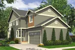 Traditional House Plan Rear Photo 01 - Lagonda Hill Craftsman Home 071D-0045 - Shop House Plans and More