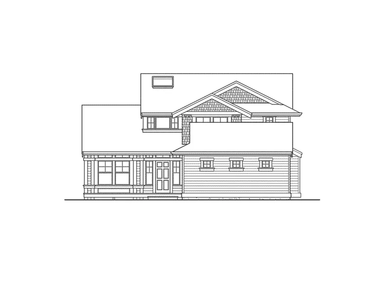 Country House Plan Front Elevation - Calshot Arts And Crafts Home 071D-0046 - Search House Plans and More
