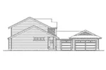 Traditional House Plan Left Elevation - Calshot Arts And Crafts Home 071D-0046 - Search House Plans and More