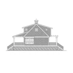 Country House Plan Right Elevation - Mayes Hill Shingle Style Home 071D-0048 - Shop House Plans and More