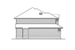 Arts & Crafts House Plan Left Elevation - Patterson Woods Craftsman Home 071D-0049 - Shop House Plans and More