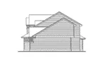 Craftsman House Plan Right Elevation - Winkler Craftsman Home 071D-0050 - Shop House Plans and More