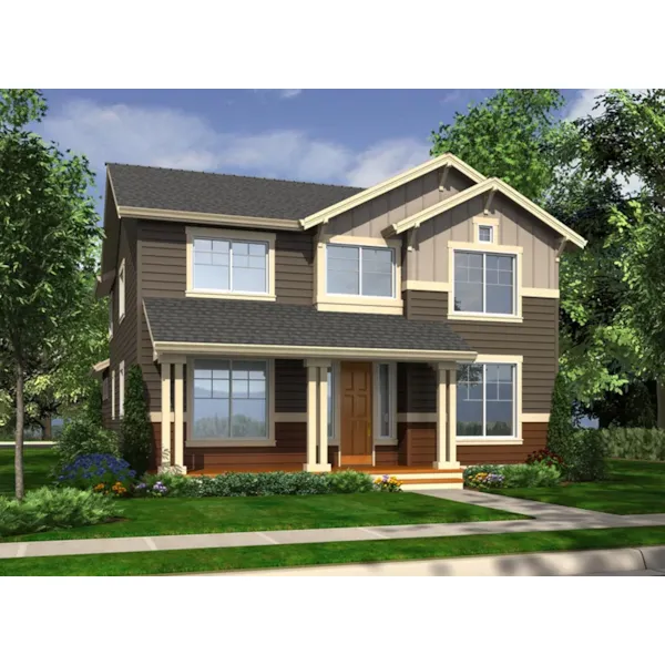 Craftsman Inspired Home Has Mixed Siding Styles