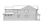Southern House Plan Left Elevation - Forestell Woods Craftsman Home 071D-0051 - Search House Plans and More