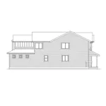 Arts & Crafts House Plan Left Elevation - Forestell Woods Craftsman Home 071D-0051 - Search House Plans and More