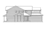 Arts & Crafts House Plan Right Elevation - Forestell Woods Craftsman Home 071D-0051 - Search House Plans and More