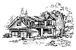 Traditional House Plan Front Image of House - Cora Jane Country Home 071D-0052 - Search House Plans and More