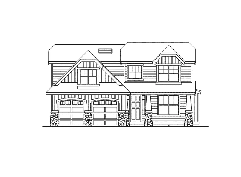 Country House Plan Front Elevation - Seaton Country Home 071D-0053 - Shop House Plans and More