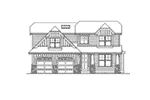 Modern House Plan Front Elevation - Seaton Country Home 071D-0053 - Shop House Plans and More