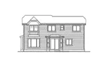 Craftsman House Plan Rear Elevation - Seaton Country Home 071D-0053 - Shop House Plans and More