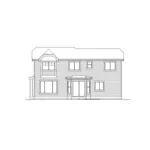 Modern House Plan Rear Elevation - Seaton Country Home 071D-0053 - Shop House Plans and More