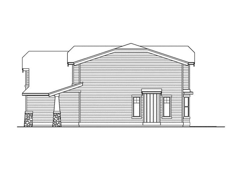 Country House Plan Right Elevation - Seaton Country Home 071D-0053 - Shop House Plans and More