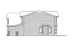 Modern House Plan Right Elevation - Seaton Country Home 071D-0053 - Shop House Plans and More