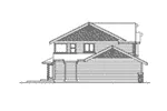 Traditional House Plan Left Elevation - Montier Shingle Style Home 071D-0055 - Shop House Plans and More