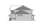 Traditional House Plan Right Elevation - Montier Shingle Style Home 071D-0055 - Shop House Plans and More
