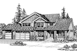 Craftsman House Plan Front Image of House - Orchard Farm Craftsman Home 071D-0056 - Shop House Plans and More