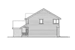 Farmhouse Plan Right Elevation - Lexan Country Farmhouse 071D-0057 - Shop House Plans and More