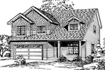 Traditional House Plan Front Image of House - Morehouse Shingle Style Home 071D-0058 - Shop House Plans and More