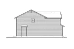 Shingle House Plan Left Elevation - Morehouse Shingle Style Home 071D-0058 - Shop House Plans and More