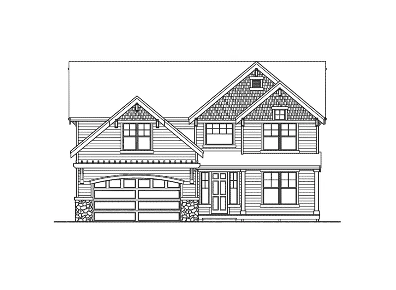 Arts & Crafts House Plan Front Elevation - Tallahatchie Country Home 071D-0061 - Shop House Plans and More