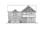 Modern House Plan Front Elevation - Tallahatchie Country Home 071D-0061 - Shop House Plans and More