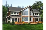 Lake House Plan Rear Photo 01 - Flower Hill Country Home 071D-0063 - Search House Plans and More