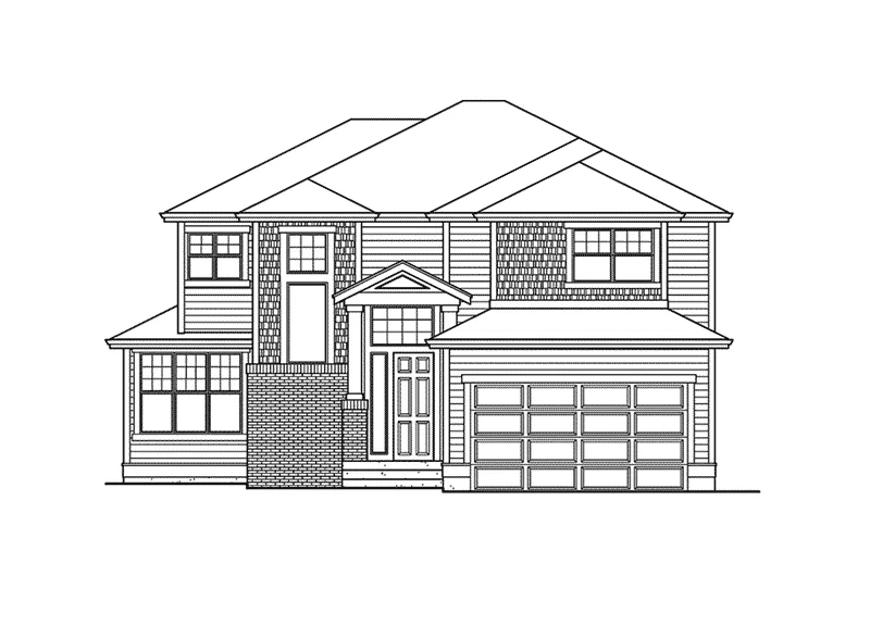 Traditional House Plan Front Elevation - Sugartree Hollow Craftsman Home 071D-0067 - Shop House Plans and More