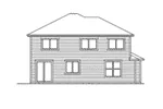 Traditional House Plan Rear Elevation - Sugartree Hollow Craftsman Home 071D-0067 - Shop House Plans and More