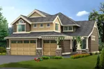 Country House Plan Front Image - Mitzi Tudor Home 071D-0068 - Shop House Plans and More