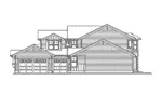 Modern House Plan Right Elevation - Ponowanda Trail Rustic Home 071D-0070 - Shop House Plans and More