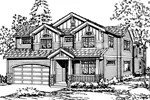 Southern House Plan Front Image of House - Turner Valley Craftsman Home 071D-0071 - Shop House Plans and More