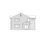 Country House Plan Rear Elevation - Turner Valley Craftsman Home 071D-0071 - Shop House Plans and More