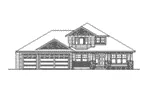 Craftsman House Plan Front Elevation - Groseclose Craftsman Home 071D-0072 - Search House Plans and More