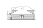Craftsman House Plan Right Elevation - Groseclose Craftsman Home 071D-0072 - Search House Plans and More