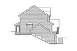 Shingle House Plan Left Elevation - Gardenway Craftsman Home 071D-0074 - Search House Plans and More