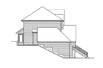 Traditional House Plan Left Elevation - Oleathea European Home 071D-0075 - Shop House Plans and More