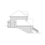 Modern House Plan Left Elevation - Oleathea European Home 071D-0075 - Shop House Plans and More