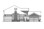 Traditional House Plan Left Elevation - Riverwind Rustic Home 071D-0076 - Shop House Plans and More