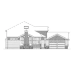 Southern House Plan Left Elevation - Riverwind Rustic Home 071D-0076 - Shop House Plans and More