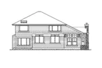 Modern House Plan Rear Elevation - Riverwind Rustic Home 071D-0076 - Shop House Plans and More