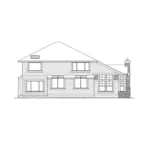 Southern House Plan Rear Elevation - Riverwind Rustic Home 071D-0076 - Shop House Plans and More