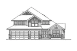 Craftsman House Plan Front Elevation - Powderhorn Pass Rustic Home 071D-0077 - Shop House Plans and More