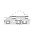 Country House Plan Rear Elevation - Powderhorn Pass Rustic Home 071D-0077 - Shop House Plans and More