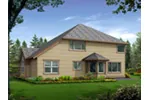 Traditional House Plan Rear Photo 02 - Powderhorn Pass Rustic Home 071D-0077 - Shop House Plans and More