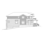 Country House Plan Left Elevation - Lindley Forest Two-Story Home 071D-0078 - Shop House Plans and More